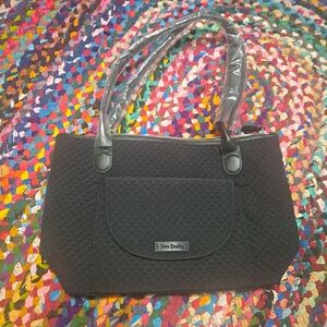 Black Quilted Women's Bag
